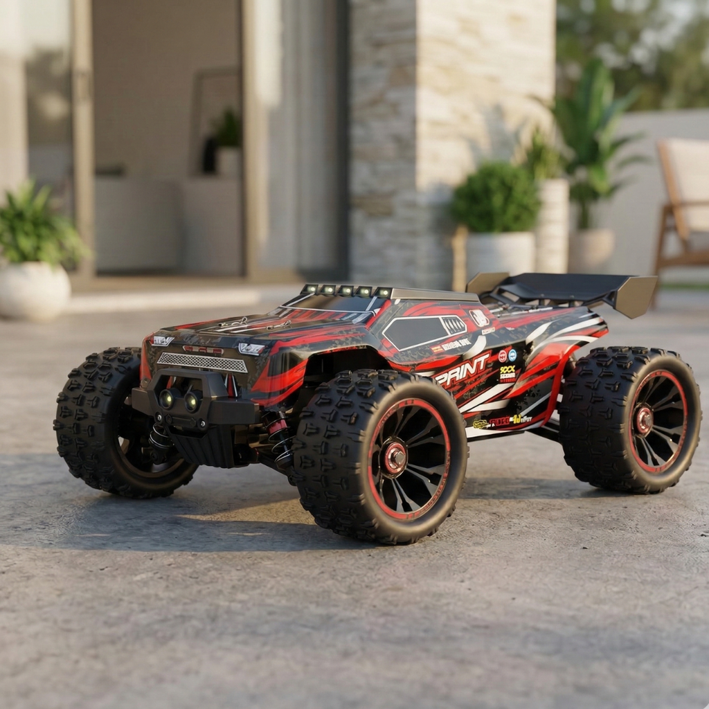 Bezuhlíkový 1:16 měřítko 4WD vysokorychlostní RC off-road závodní auto na dálkové ovládání | Rosalyssa