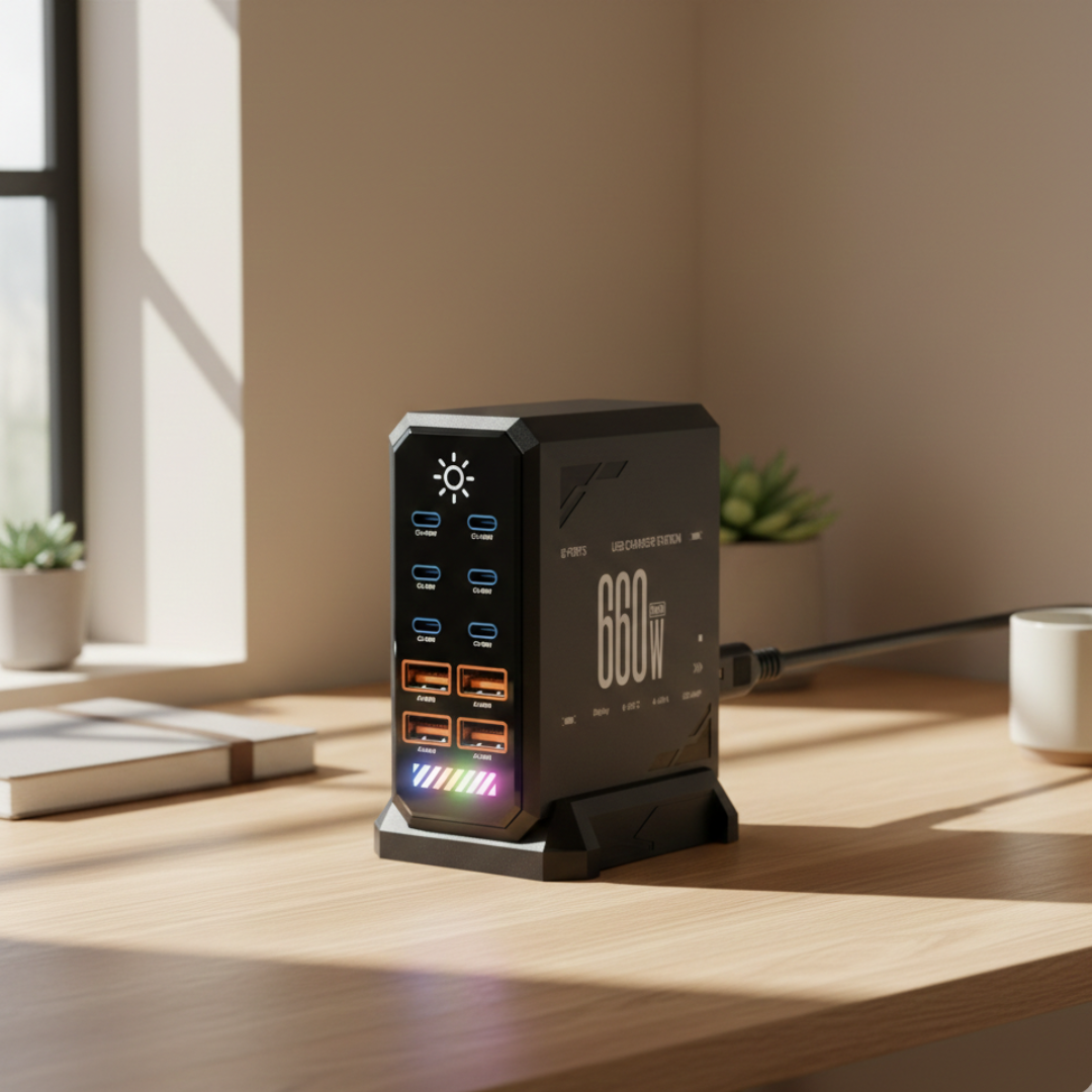USB-C Charging Station for Multiple Devices and More | Rosalyssa