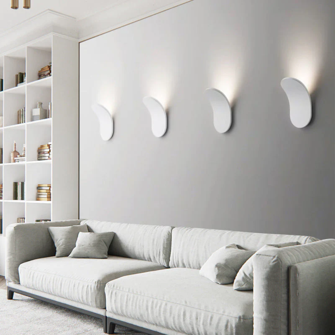 Moderní nordická nástěnná lampa s minimalistickým LED osvětlením