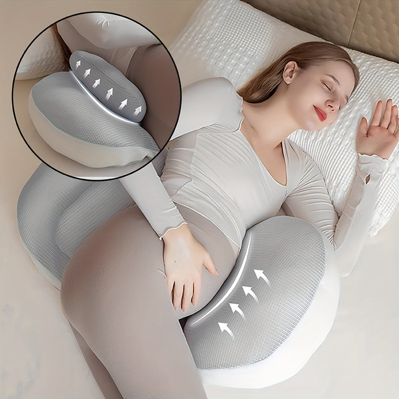 Adjustable Ergonomic Pillow For Expecting Moms, Side Or Belly Sleepers