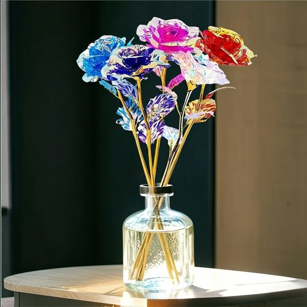 Artificial Rose Bouquet For Mother's Day Gift And Table Decor