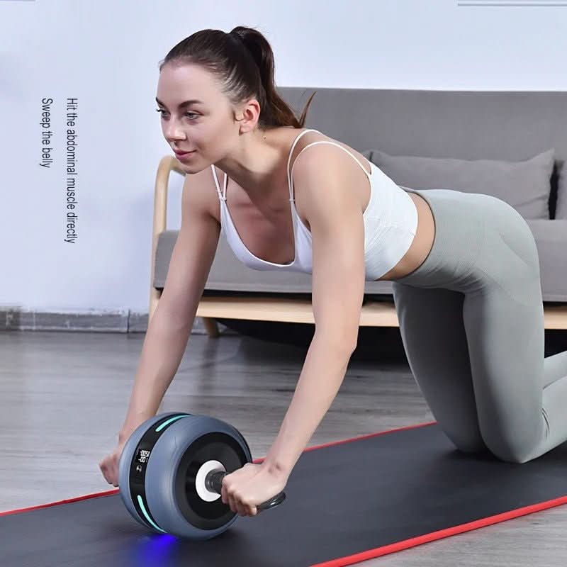 CorePulse Bauchmuskel-Rad mit Rückprall- und Zählfunktion für effektives Core-Training
