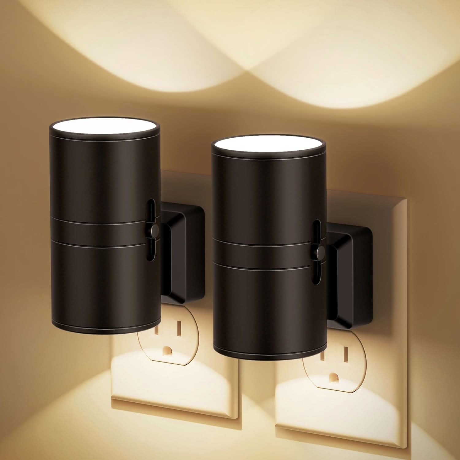 LumenNest LED Lampka Nocna, ściemnialna i automatyczna dla subtelnego, stylowego oświetlenia