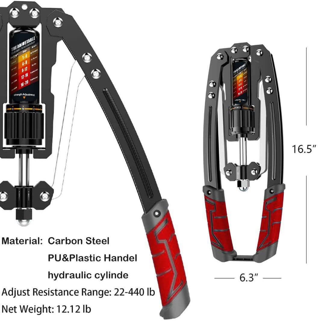 HydraMove Adjustable Hydraulic Arm Trainer For Intensive Upper Body Training
