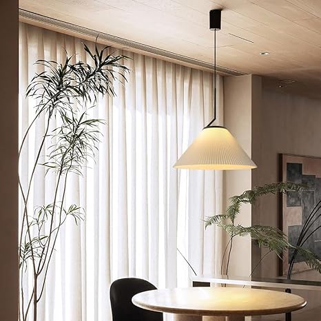 Velora Crème Plissé Hanglamp Met Warm Licht En Zachte Scandinavische Stijl | Snurv