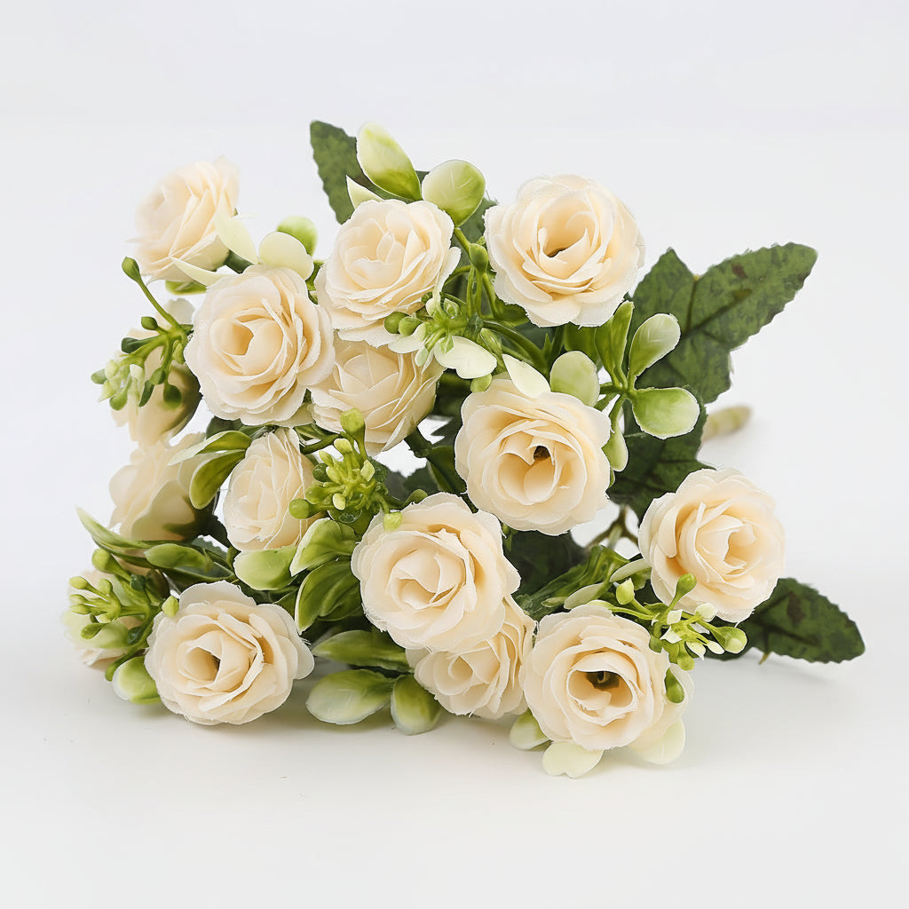 Cesto sospeso con rose artificiali per la festa della mamma, decorazione per patio