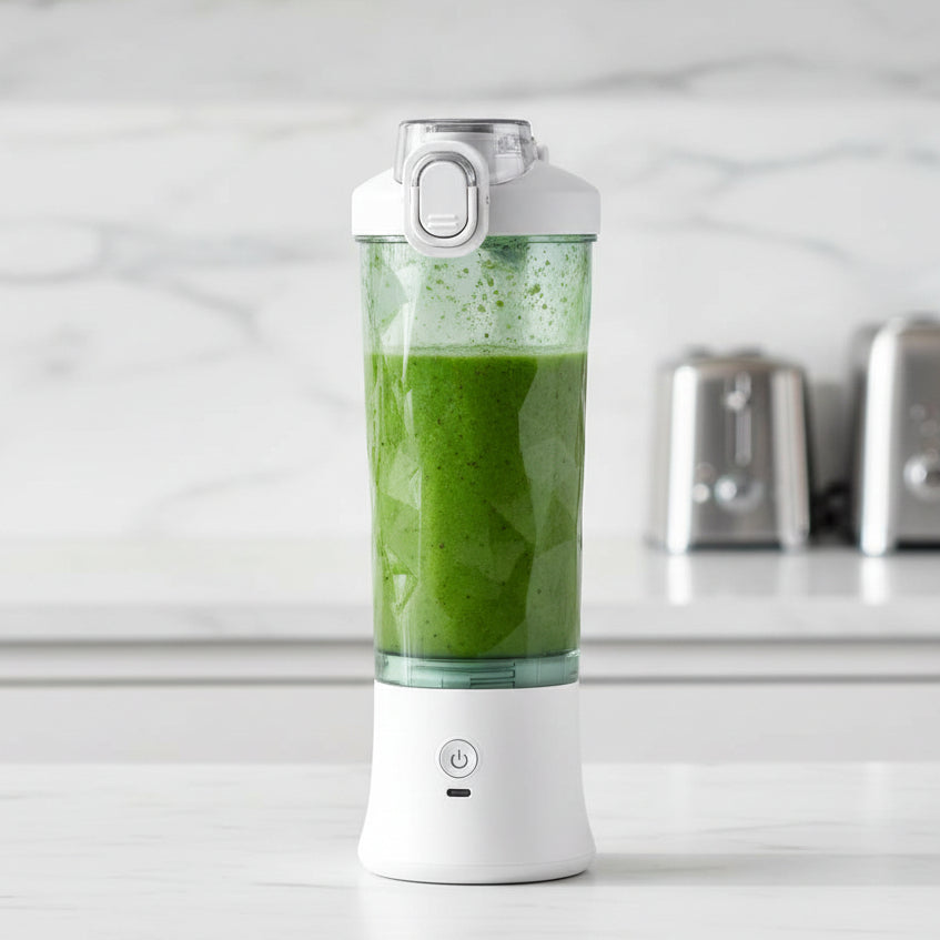 NovaBlend Pro Tragbarer Smoothie-Mixer mit 4000 mAh Akku und 600 ml Fassungsvermögen
