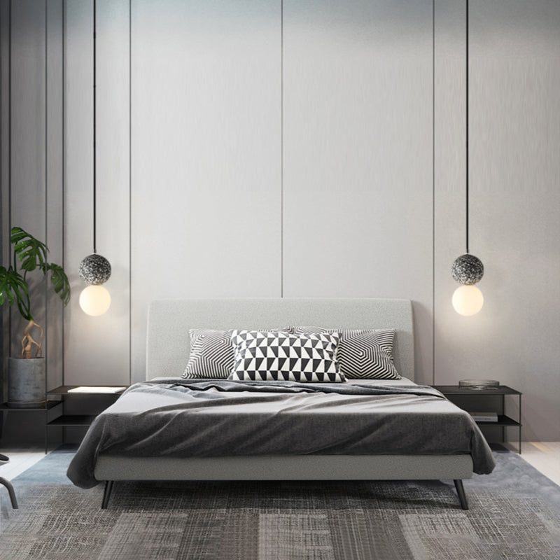 NovaLux LED Pendant Lights Small Glass Lamps For Dining Tables Black And White