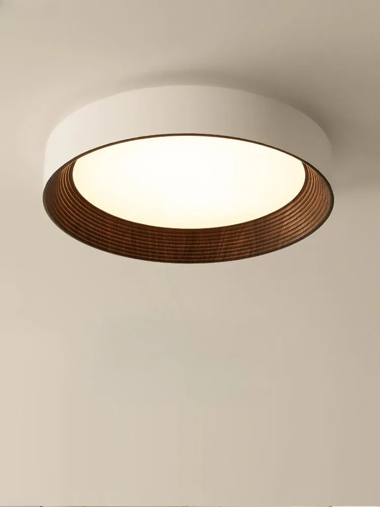 Lumenara Crest Contemporary Ceiling Light With Acrylic Shade