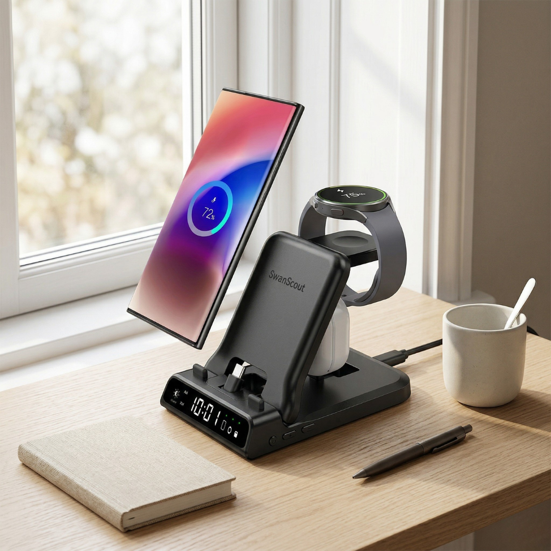 محطة إرساء وشحن USB-C لأجهزة متعددة | روزاليسا