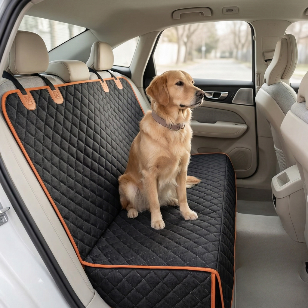 Waterproof Dog Seat Cover for Car Interior Protection | Rosalyssa