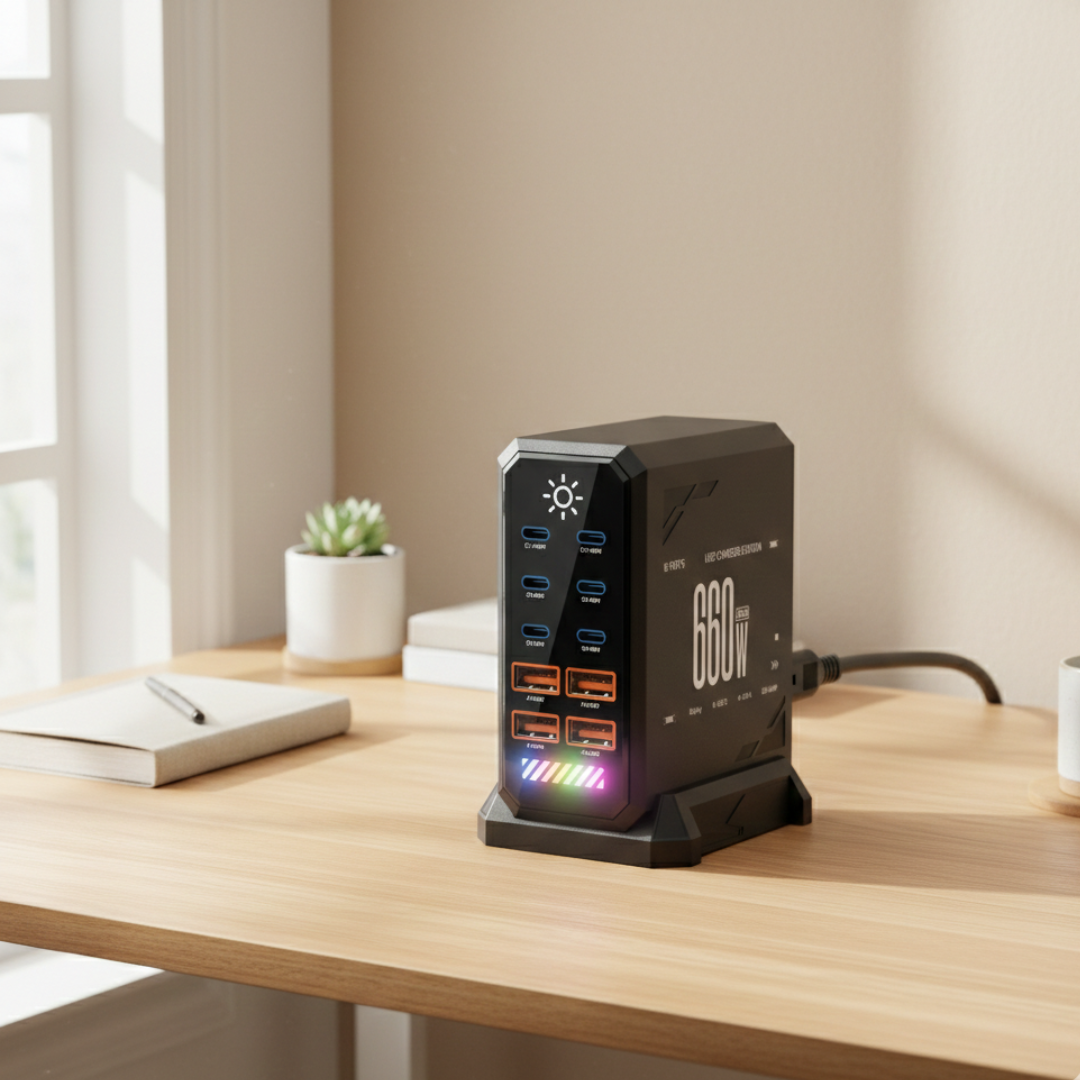 USB-C Charging Station for Multiple Devices and More | Rosalyssa