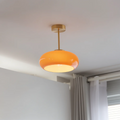 Glass Ceiling Lamp Vintage Round, LED 12W For Modern Minimalist Interiors