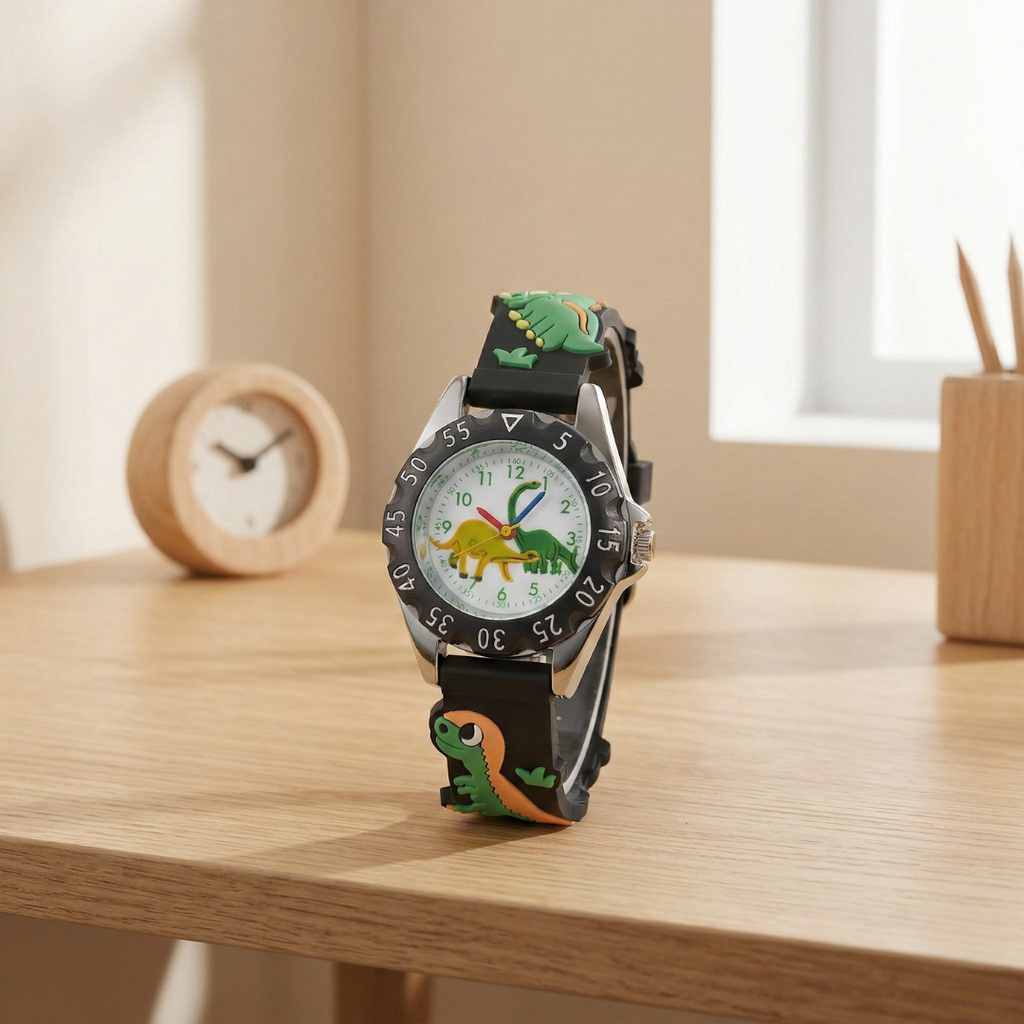 Dinosaur Kids Wrist Watch With Playful Timepiece For Children | Rosalyssa