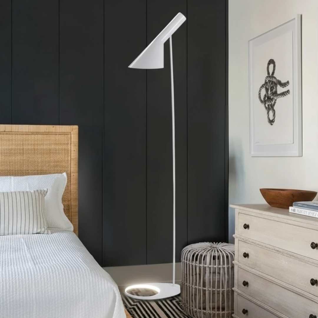 Nordisk minimalistisk golvlampa för vardagsrum och sovrum | Rosalyssa