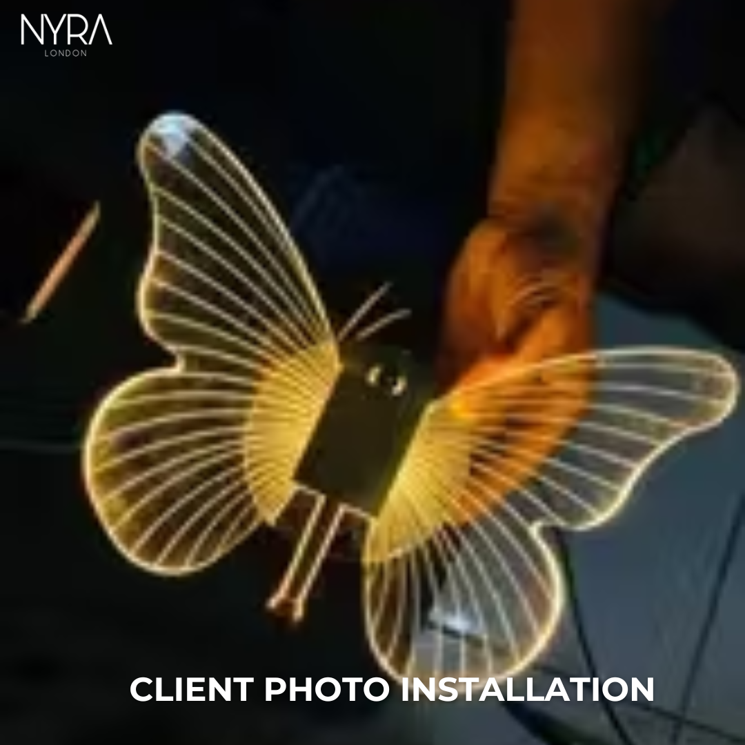 LumaWing Butterfly LED-Wandlampe Kollektion mit sanftem Leuchten