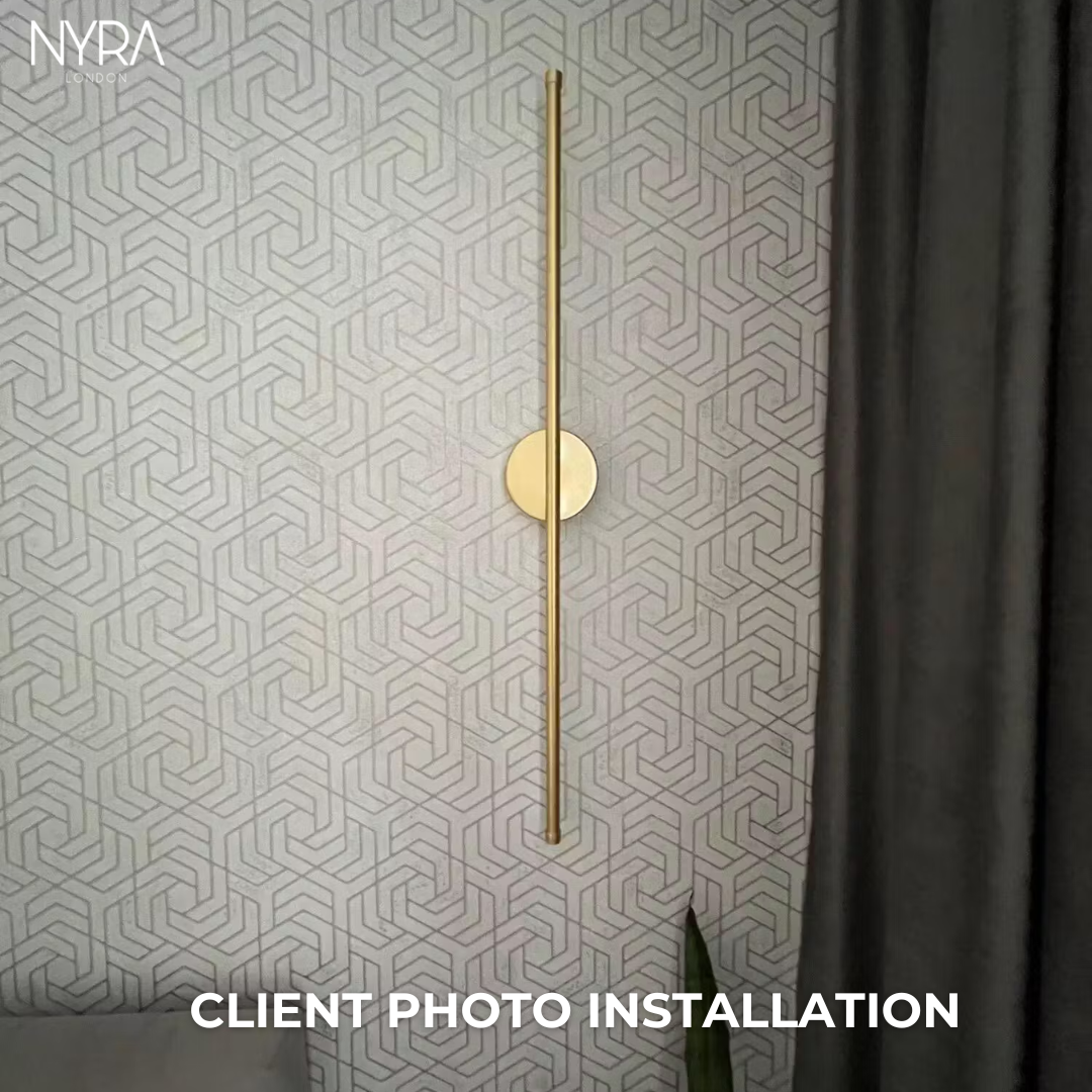 LumaNova Tube Wall Light for Modern Interiors and Living Spaces