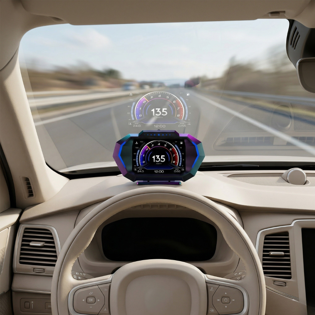 GPS Heads-Up Display for Vehicles and Real-Time Data | Rosalyssa
