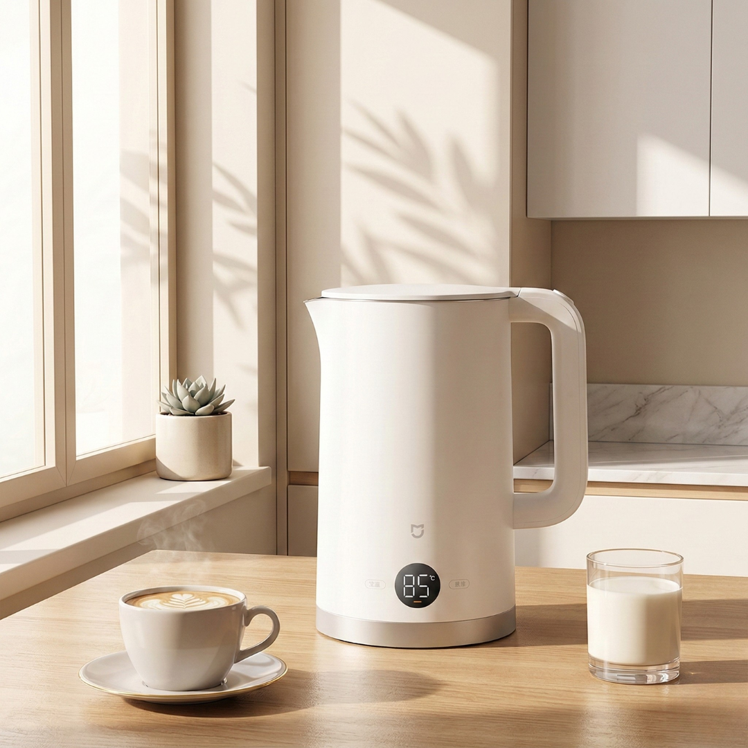 Stainless Steel Electric Kettle 1.7L Capacity For Home Kitchen | Rosalyssa