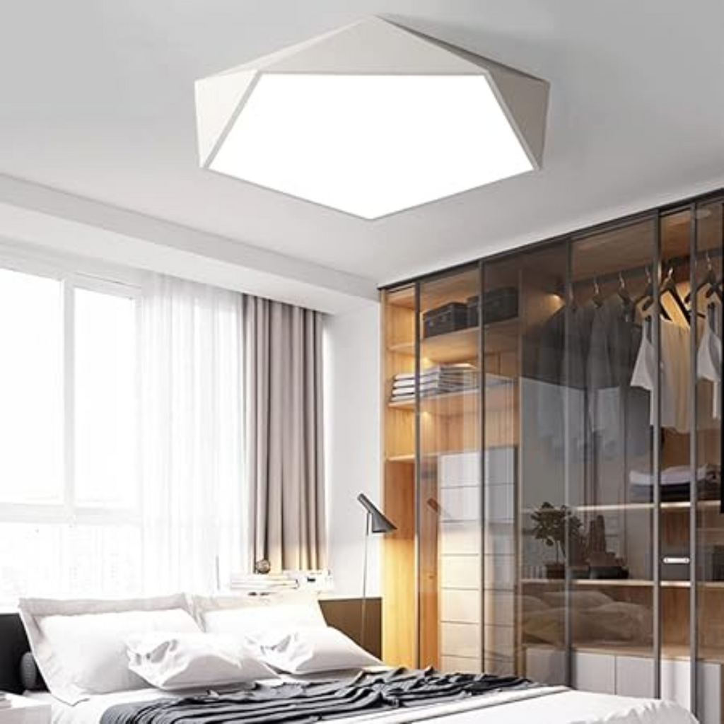 Luksusowa lampa sufitowa LED Luxora do sypialni i pokoi dziecięcych