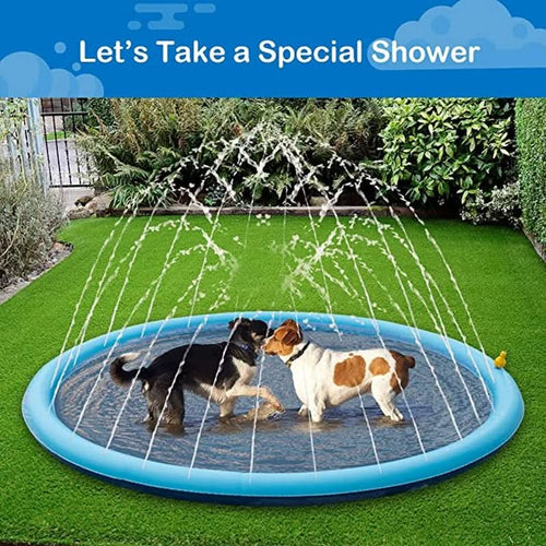AquaPaws Splash Matte Interaktive Wasser-Matte für Hunde im Sommer