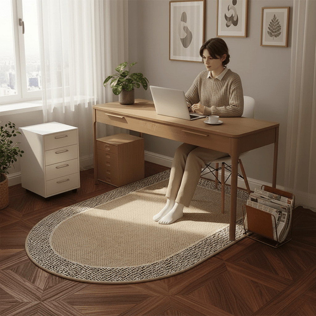 ShieldGuard Transparent Floor Protection Mat for Hard Floors