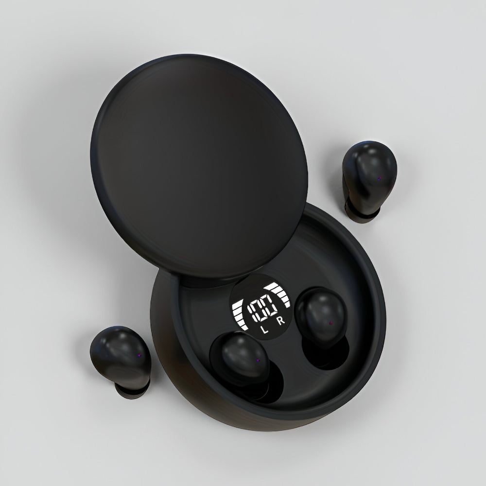 Compact Wireless In-Ear Earphones With Touch Controls Rechargeable