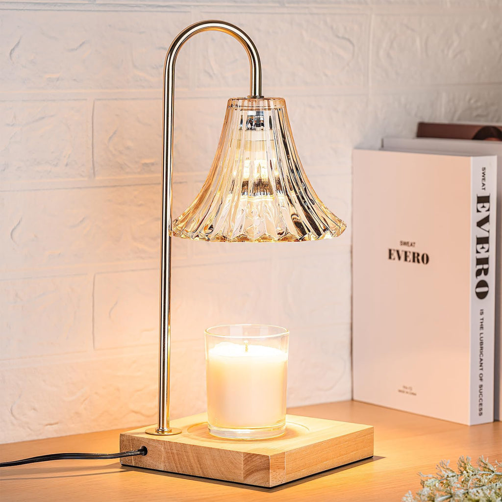 Lampada elettrica scaldacera per candele da tavolo