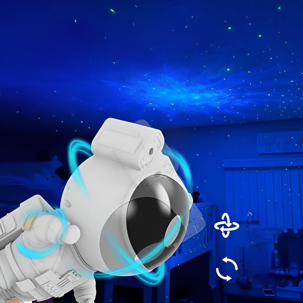LED noční světlo astronaut s hvězdným projektorem pro dekoraci ložnice