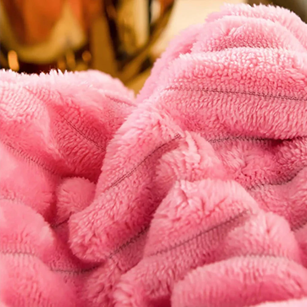 Winter Plush Duvet Cover Set With Bedspread Look Design