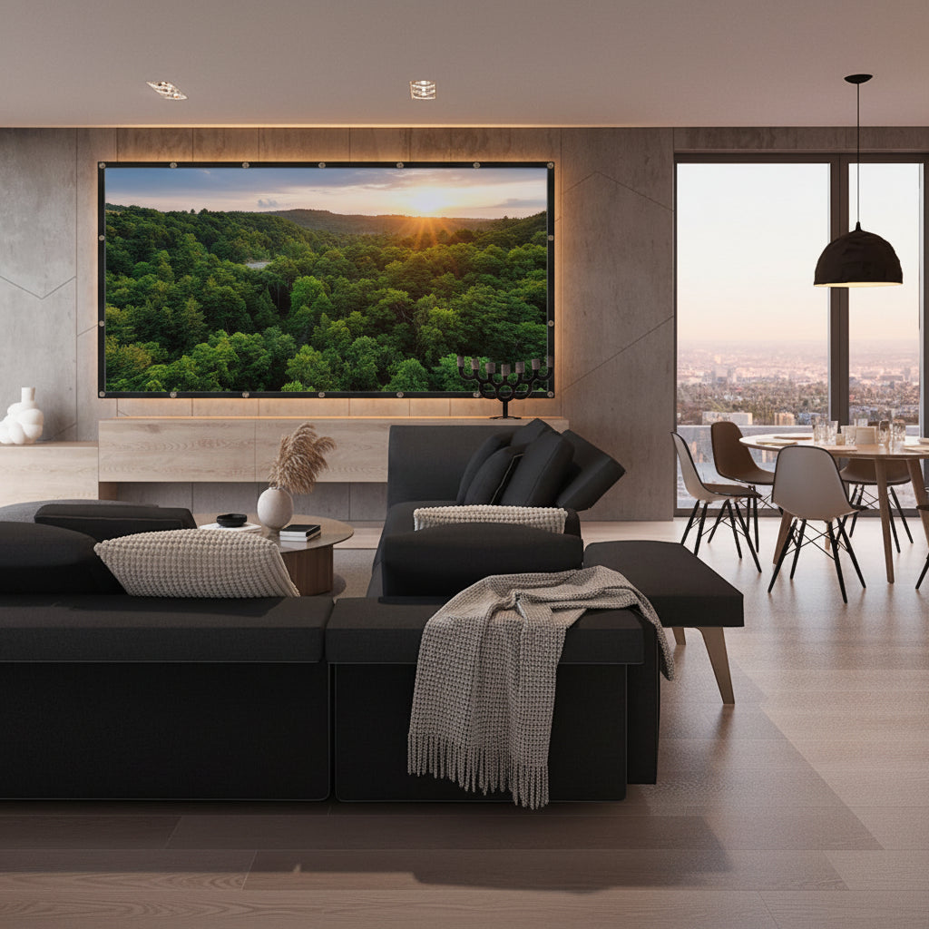 Lightweight 120 Inch Screen For Outdoor Projection And HD Viewing