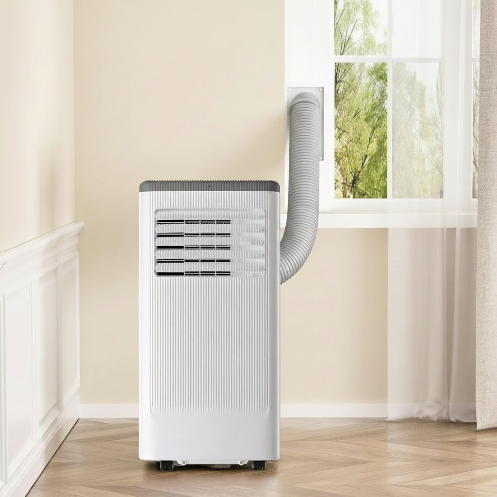 Přenosná klimatizace 12000 BTU s ventilátorem a odvlhčovačem pro 550 čtverečních stop