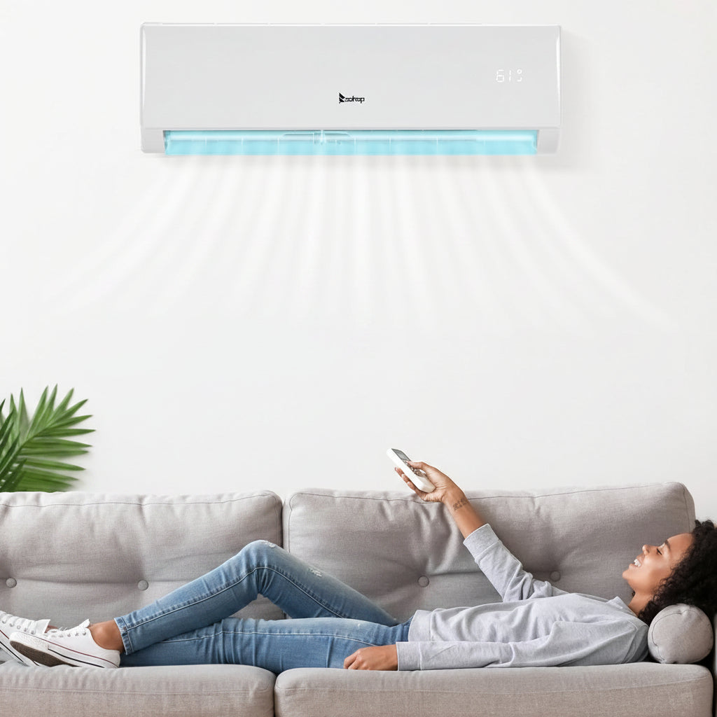 Compact Mini Split Portable Air Conditioning With Smart Cooling And Heat Pump