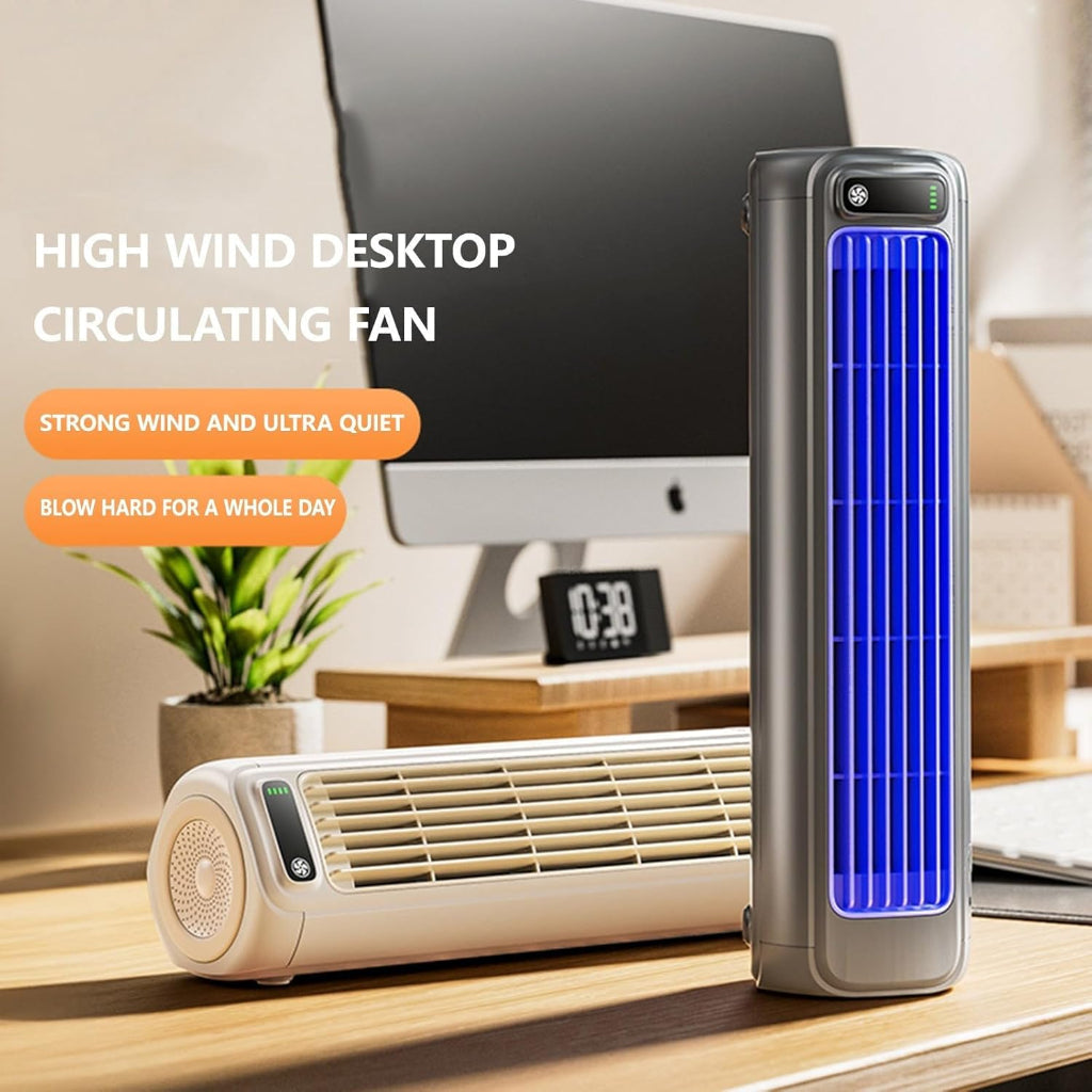 Compact torenventilator met bladvrij USB-ontwerp voor persoonlijke verkoeling