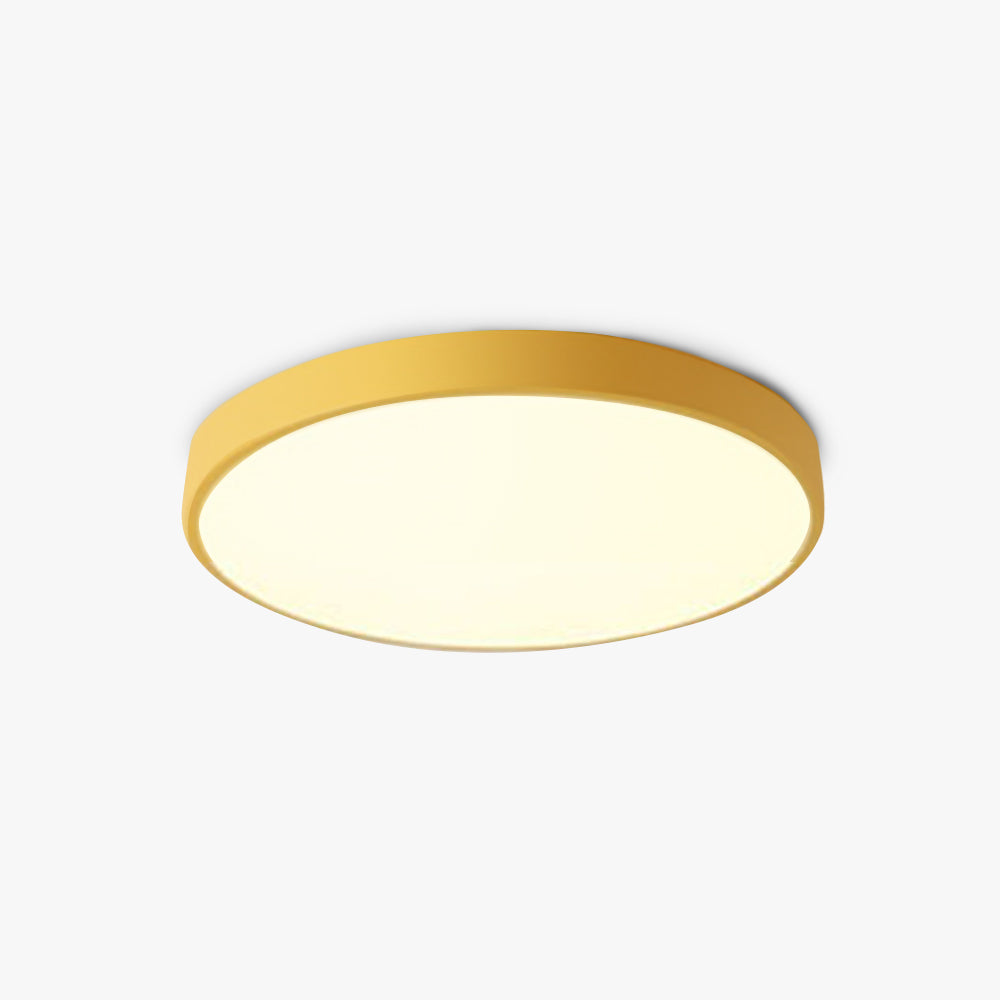 Nova Pink And Gray Round Ceiling Fixture For Living Room With LED