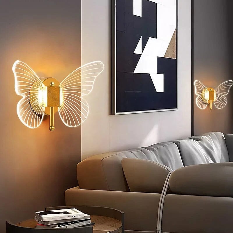 LumaWing Butterfly LED-Wandlampe Kollektion mit sanftem Leuchten