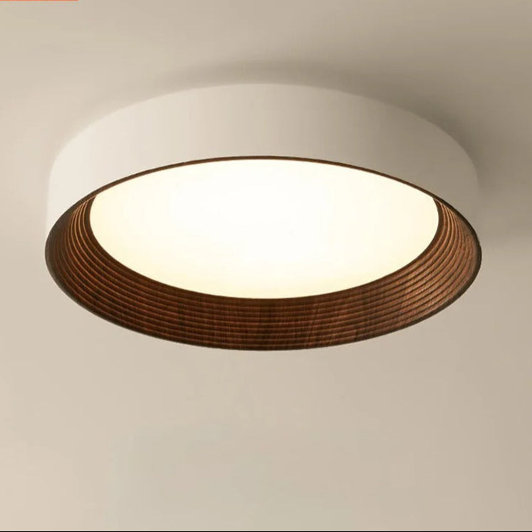 Lumenara Crest Contemporary Ceiling Light With Acrylic Shade
