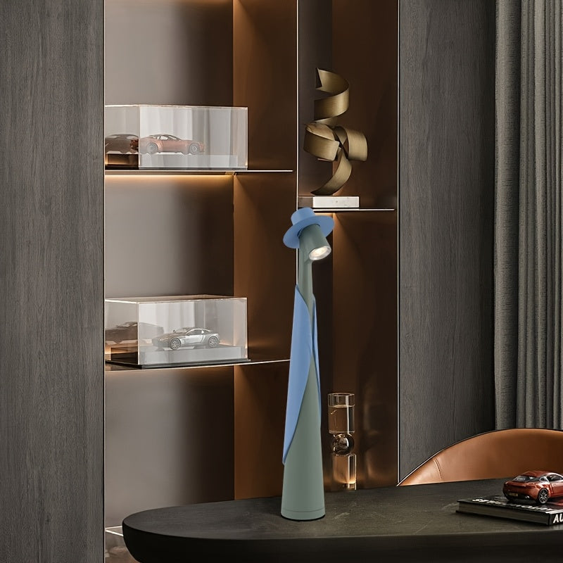 Creative Touch LED-Hutlicht Schreibtischlampe Wiederaufladbar
