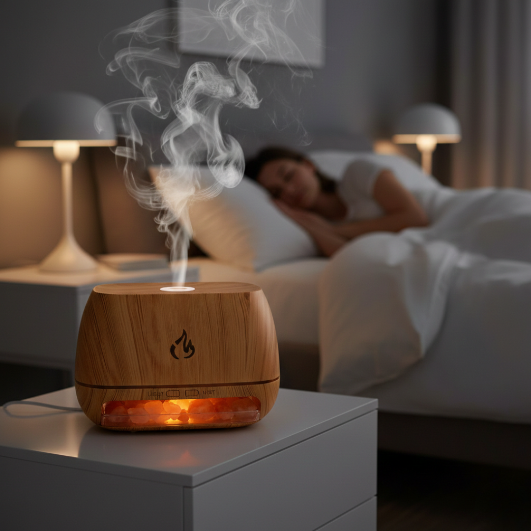 Himalaya Salt Luftfugter til Hjemme- og Kontorbrug | Rosalyssa
