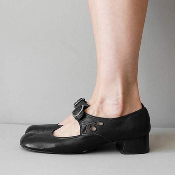Arden's Classic Leather Sandals With Buckle And Arch Support