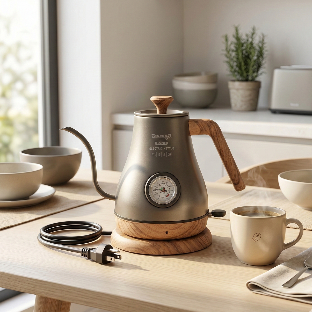 Stainless Steel Electric Kettle With Fast Boil Capability | Rosalyssa