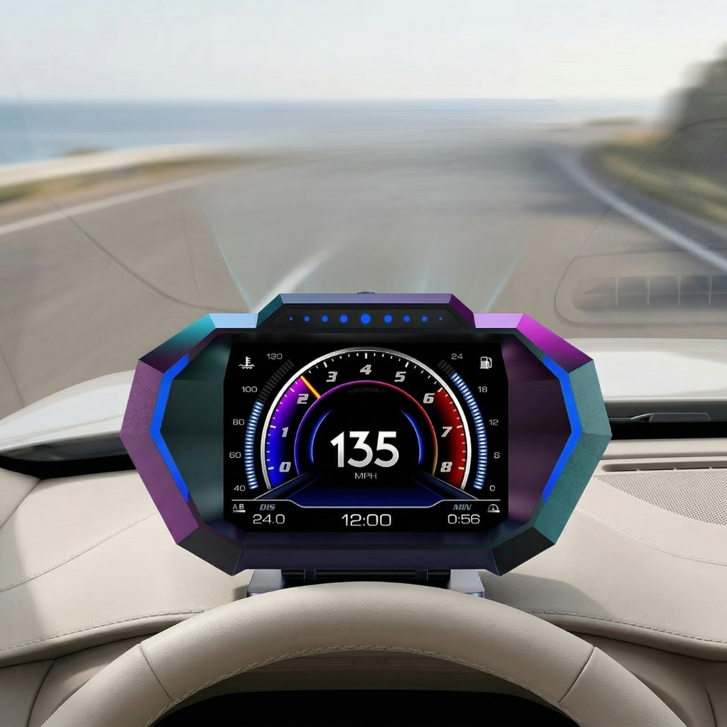 GPS Heads-Up Display for Vehicles and Real-Time Data | Rosalyssa