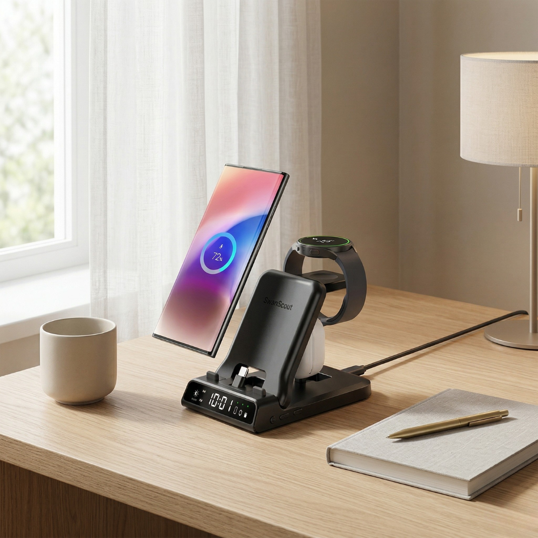محطة إرساء وشحن USB-C لأجهزة متعددة | روزاليسا