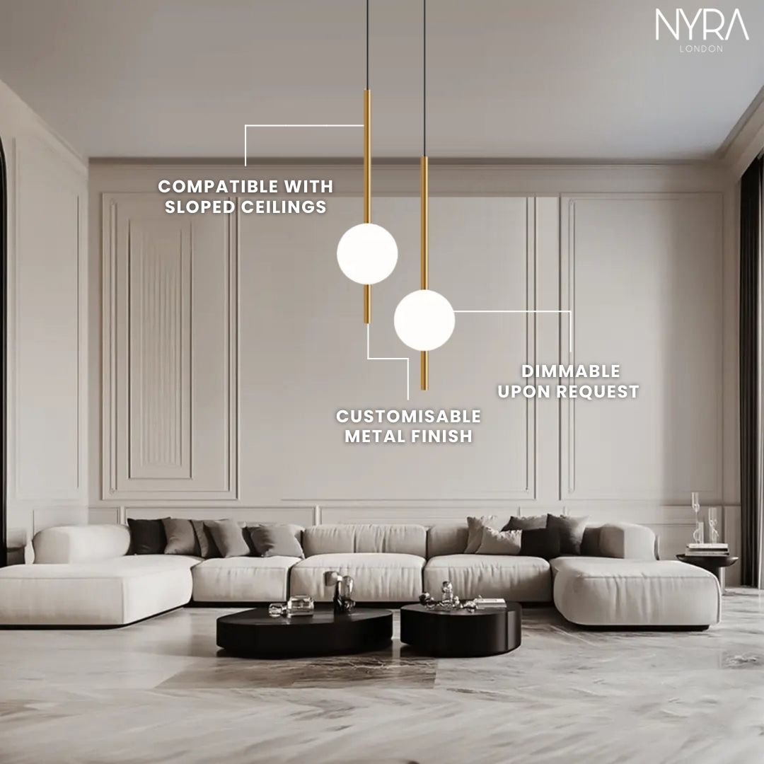 Luminaires suspendus NovaGlow pour salons et couloirs modernes