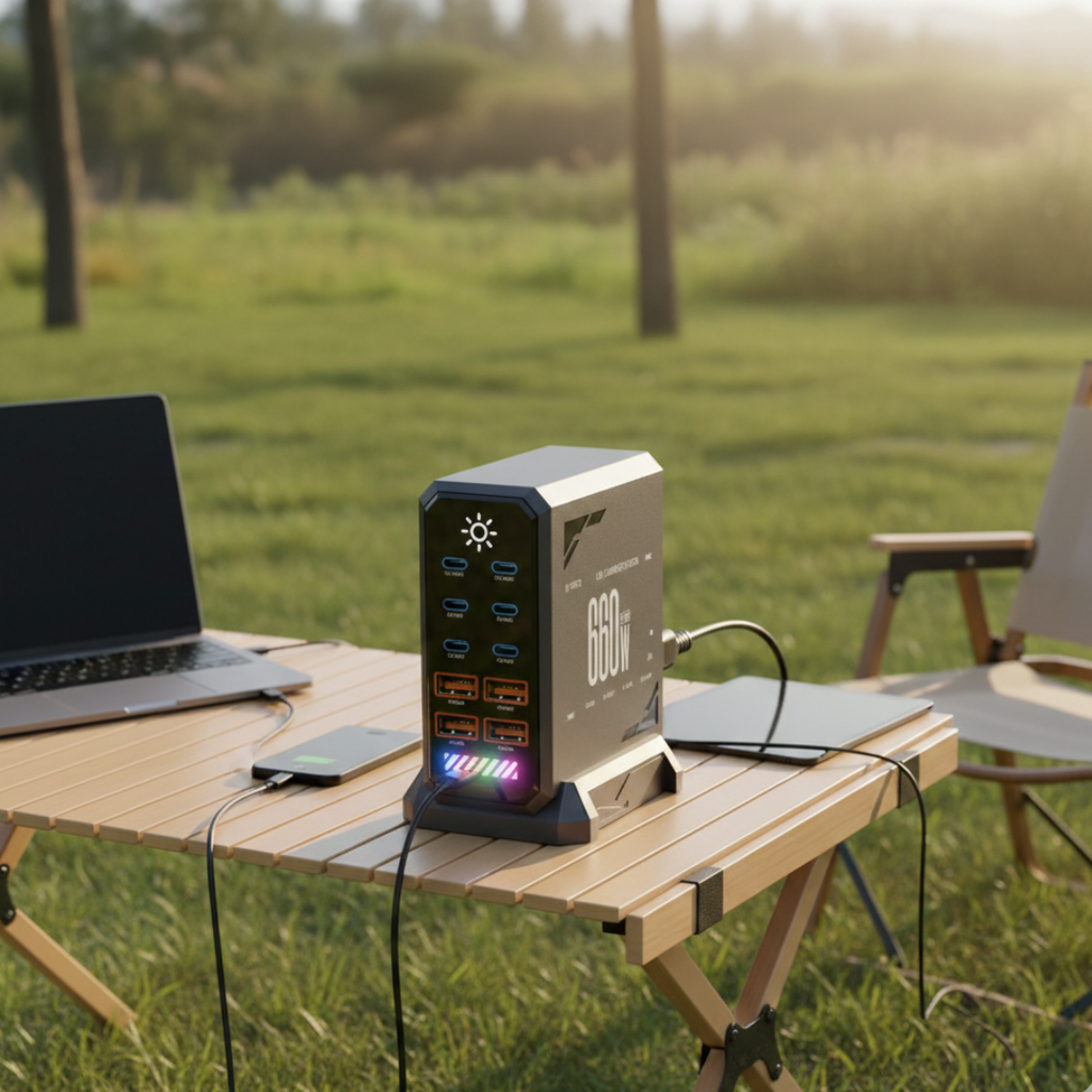 USB-C Charging Station for Multiple Devices and More | Rosalyssa