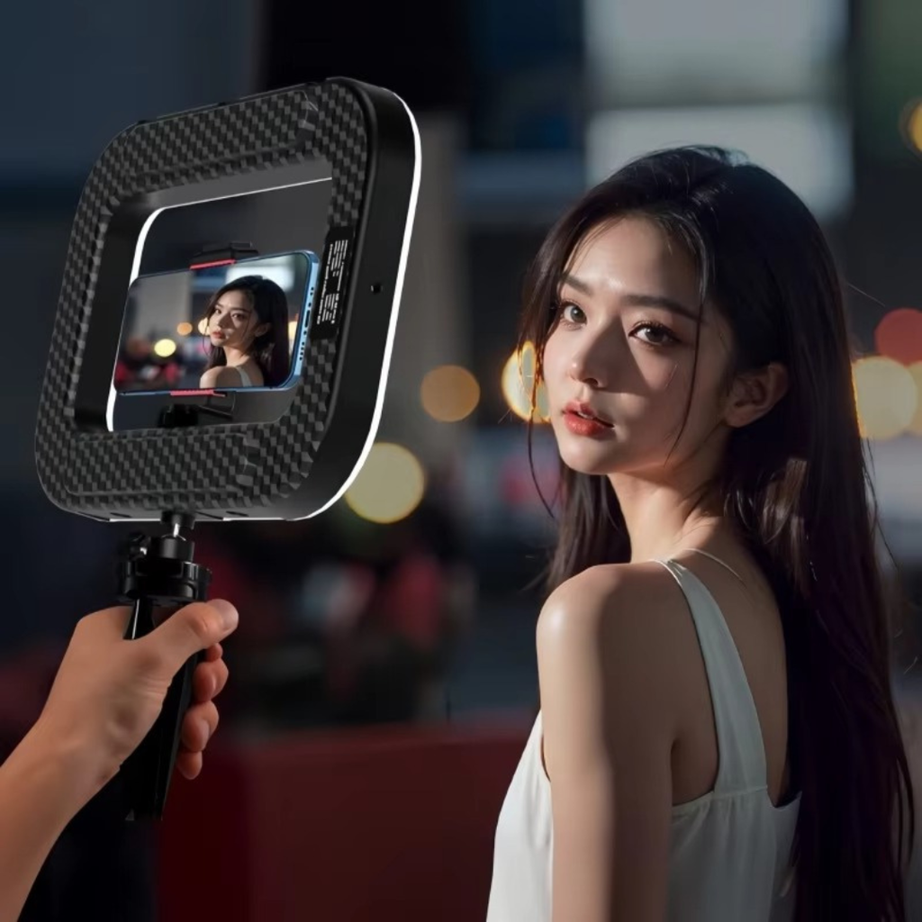 Przenośne pierścieniowe światło LED do fotografii mobilnej i streamingu | Rosalyssa