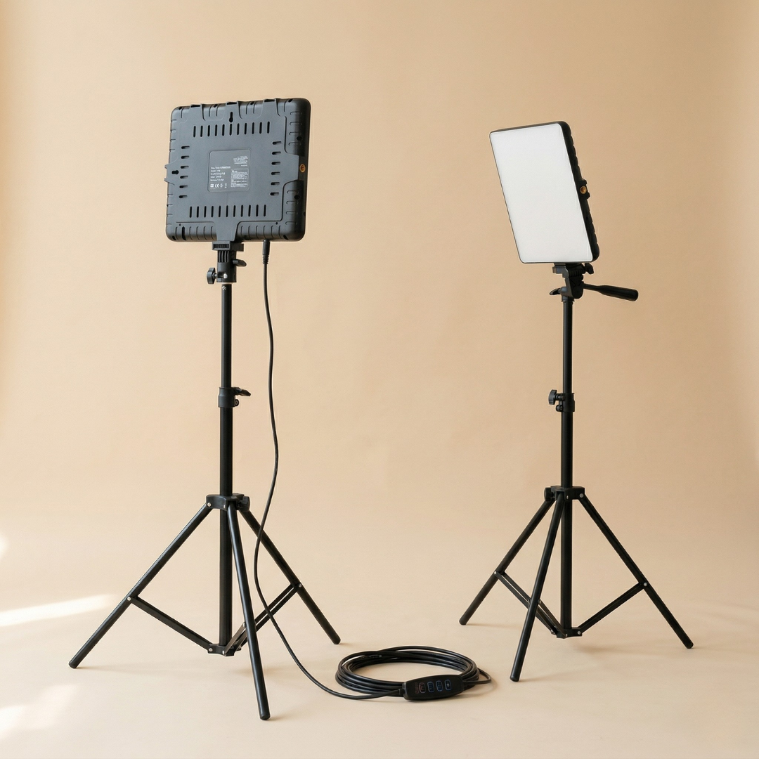 写真撮影とストリーミングセットアップ用LEDビデオライトキット | Rosalyssa