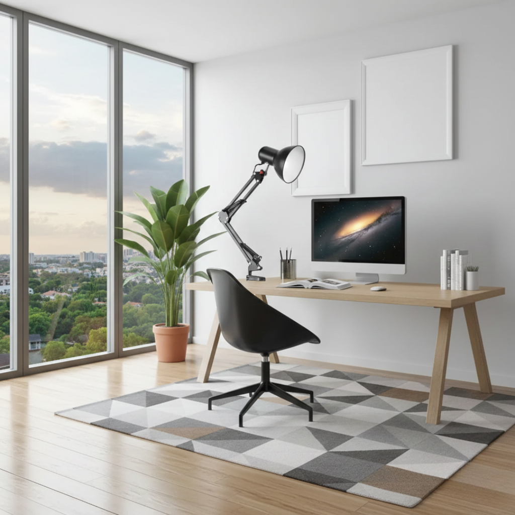 Lampe de table moderne réglable pour bureau à domicile et salon | Rosalyssa