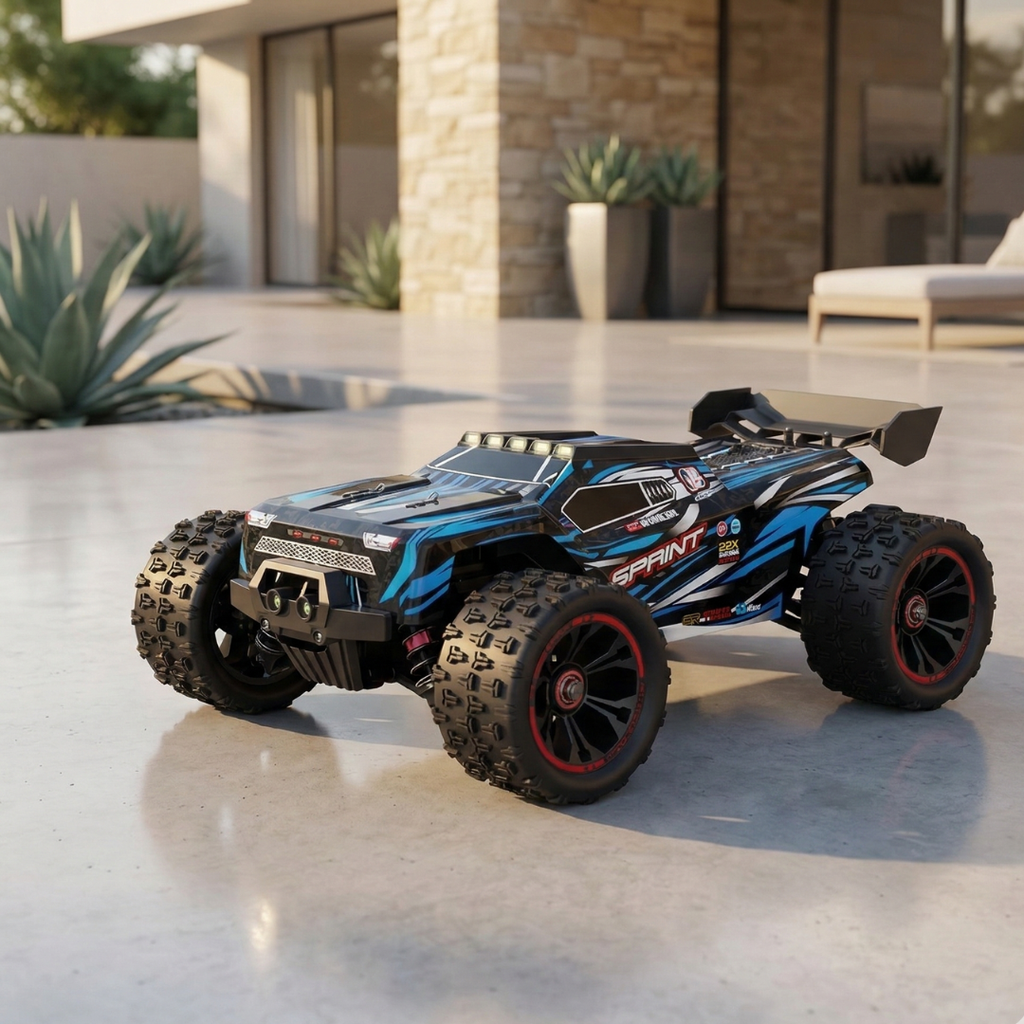 Bezuhlíkový 1:16 měřítko 4WD vysokorychlostní RC off-road závodní auto na dálkové ovládání | Rosalyssa