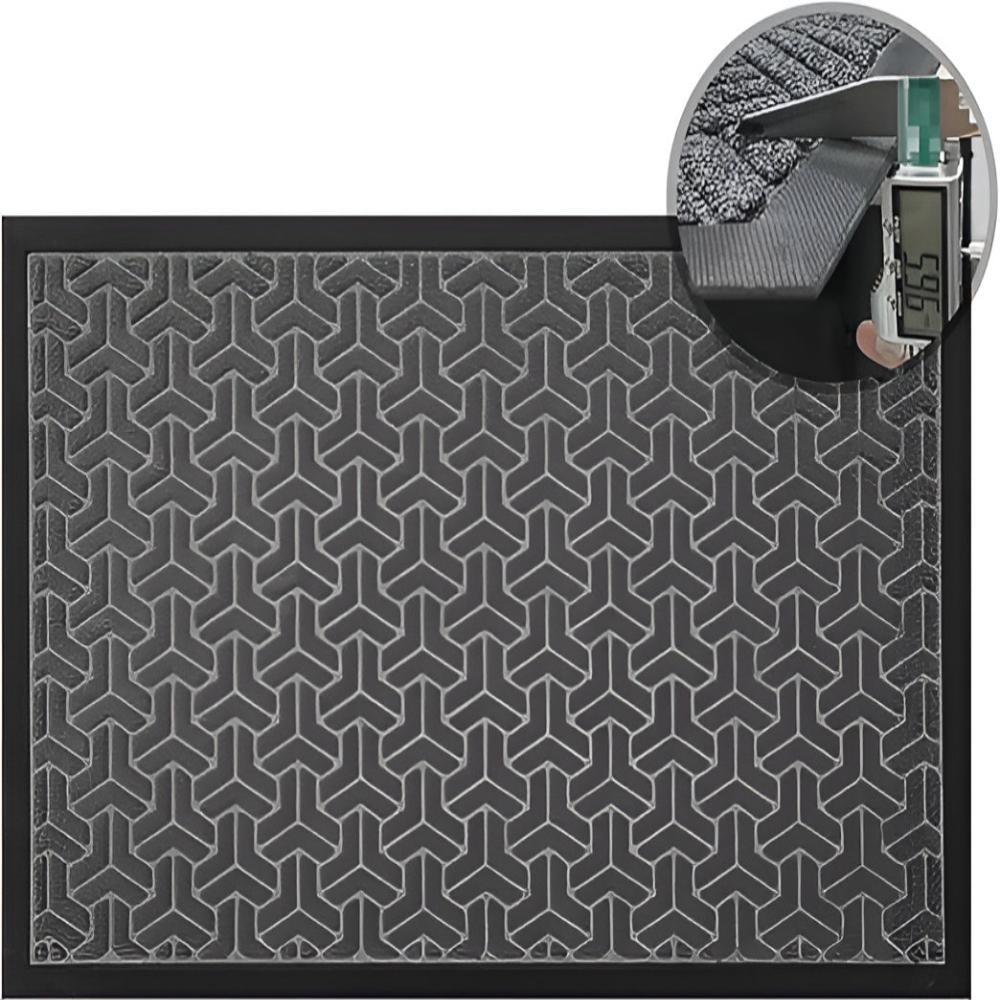 Geometric Pattern Door Mat for Entryways and Hallways
